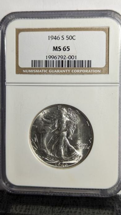 1946-S 50C NGC MS65 - 1996792-001