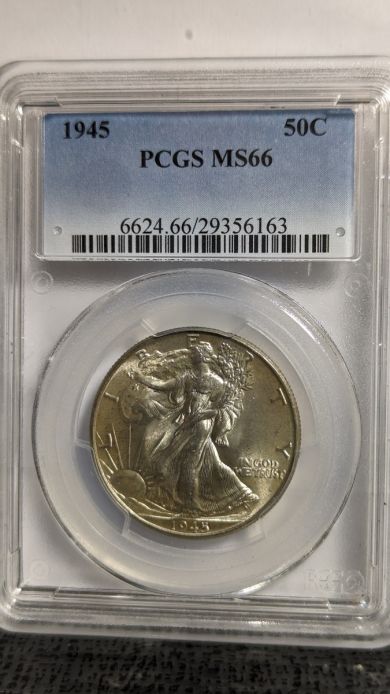 1945 50C PCGS MS66 - 29356163