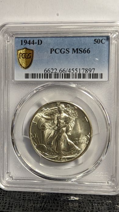 1944-D 50C PCGS MS66 - 45517897