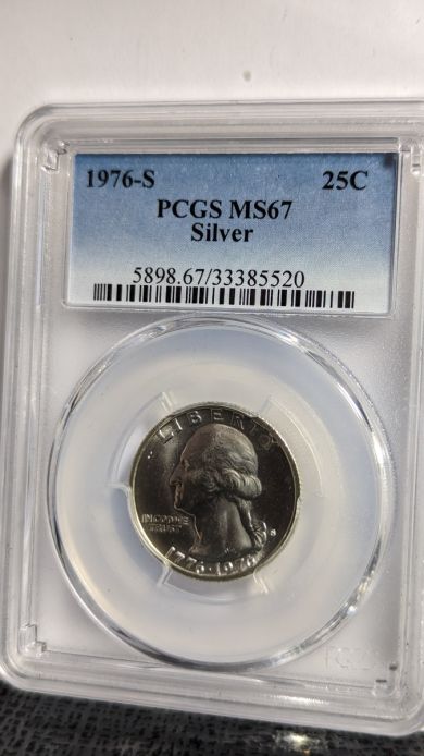 1976-S 25C PCGS MS67 - 33385520