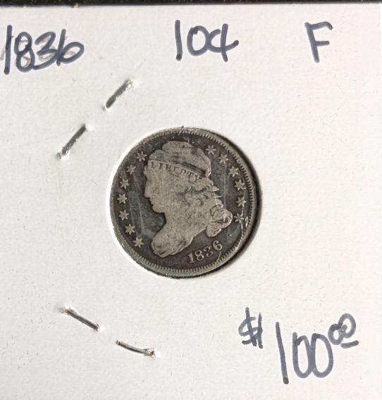 1836 Bust Dime - Circulated