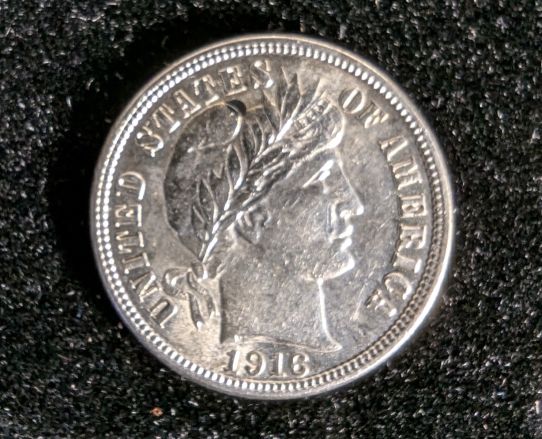 1916 Barber Dime - Uncirculated