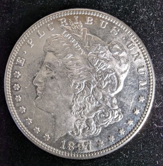 1897-S Morgan Silver Dollar - Uncirculated