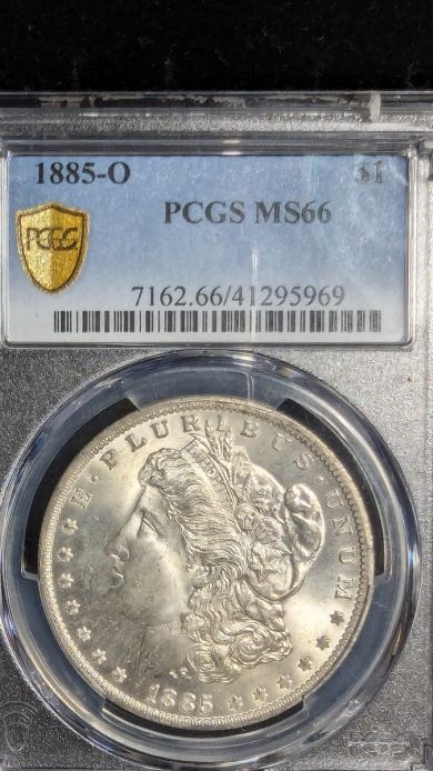 1885-O $1 Morgan Silver Dollar PCGS MS66 - 41295969