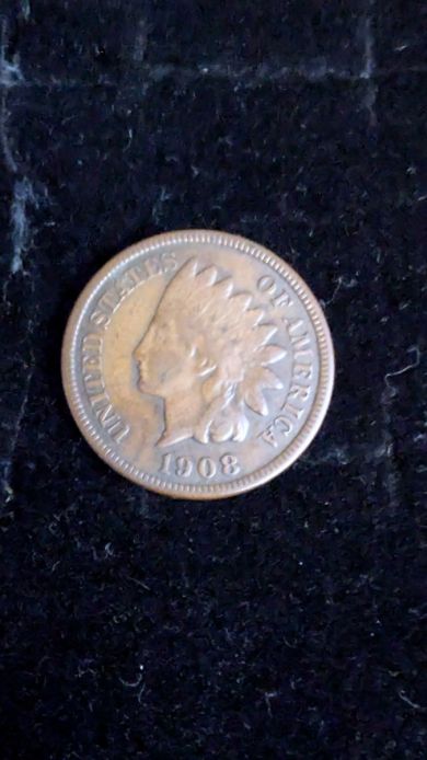 1908-S Indian Cent - Circulated