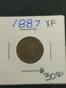 1887 Philadelphia Mint Indian Head Cent