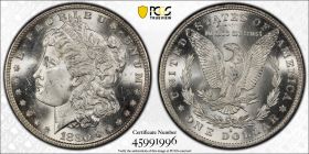 1880 S $1 PCGS MS64 Morgan Silver Dollar  45991996