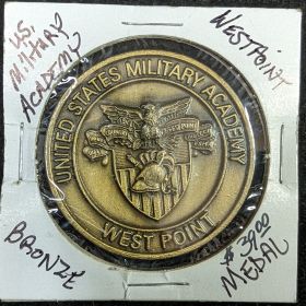 WestPoint Military Academy Bronze Medal Command Sergeant Major