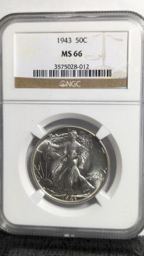 1943 50C NGC MS66 - 357028-012