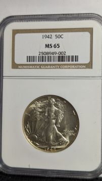 1942 50C NGC MS65 - 2508949-002