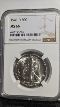 1941-D 50C NGC MS66 - 6553756-003