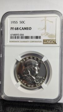 1955 50C NGC PF68 Cameo - 4748093-004