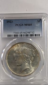 1923 $1 PCGS MS65 - 46268732