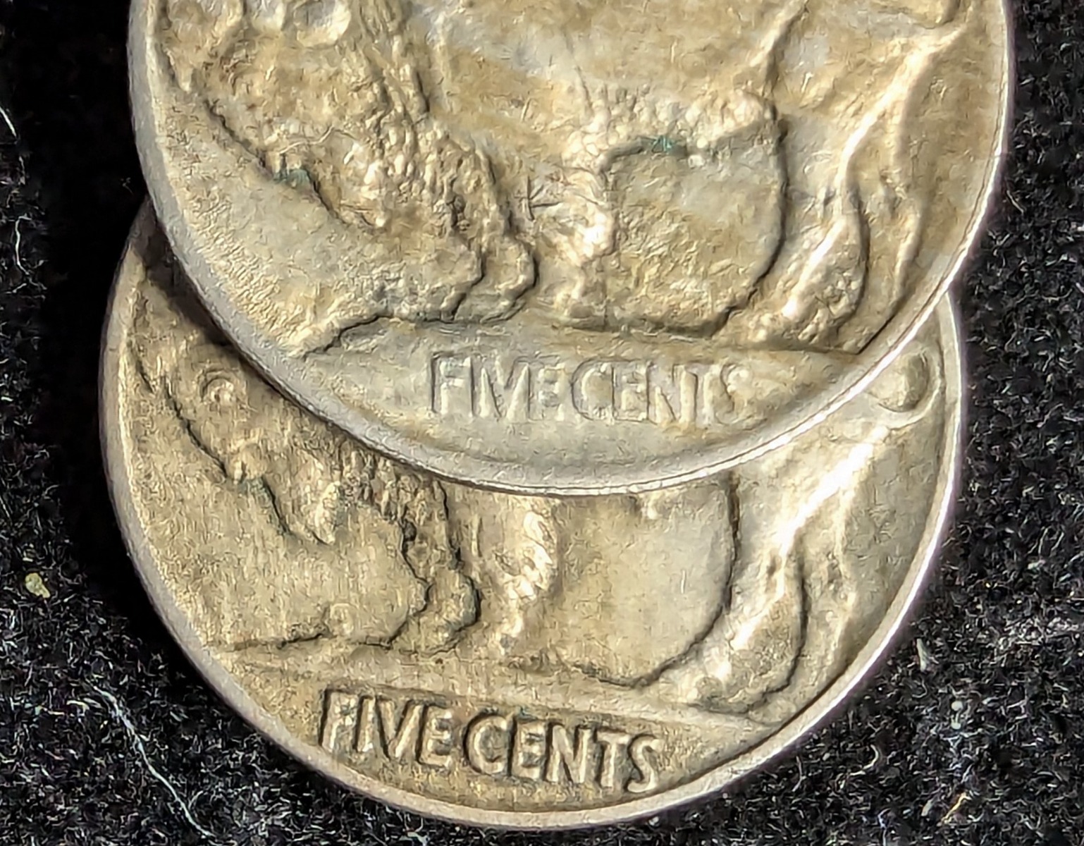 Buffalo Nickels Type 1 and Type 2